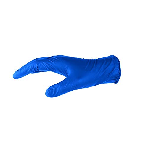 PRO FIT Nitril Einweghandschuhe – Nitrilhandschuhe, Einmalhandschuhe, Schutzhandschuhe, Sehr robust, Frei von Puder, Latex & Silikon - 100 Stück, Blau (XXL) von PRO FIT