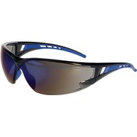 9921 Schutzbrille Racer 2.0 en 166 en 172 Bügel schwarz/blau, Scheibe ve - Pro Fit von PRO FIT