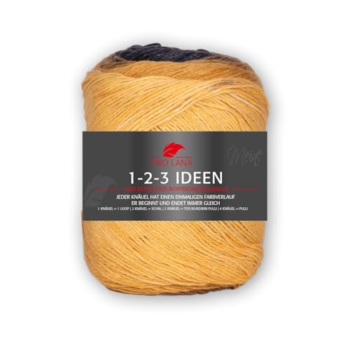 Pro Lana 1-2-3 Ideen 22 - gelb/blau von PRO LANA