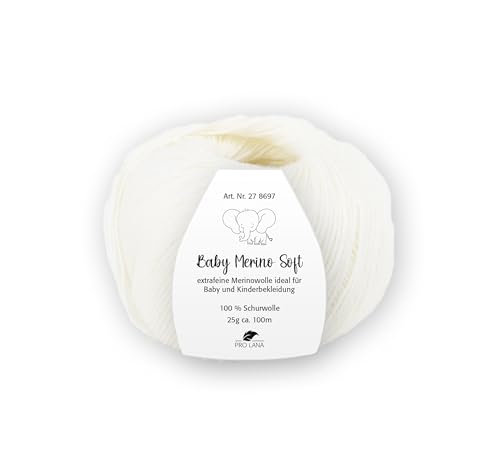 PRO LANA Baby Merino Soft 01 - weiß PRO LANA Baby Merino Soft 01 - weiß von PRO LANA