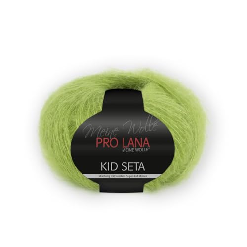 PRO LANA Kid Seta - Farbe: Grün (75) - 25 g/ca. 210 m Wolle von PRO LANA