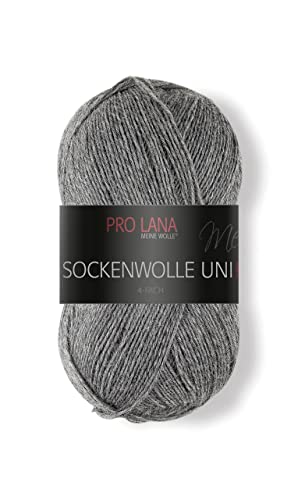 Pro Lana Sockenwolle Uni 4-fach 404 - hellgrau Pro Lana Sockenwolle Uni 4-fach 404 - hellgrau von PRO LANA