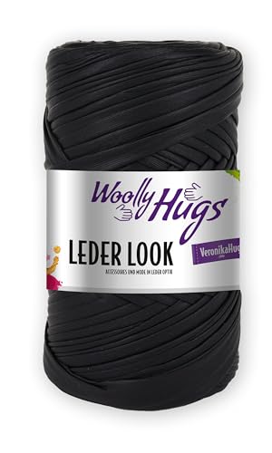 PRO LANA Woolly Hugs Leder Look 99 - Black von PRO LANA