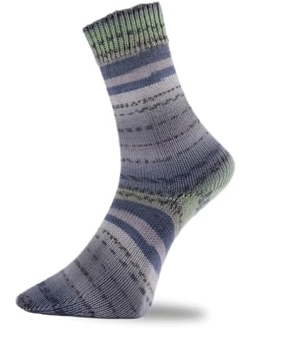 Pro Lana Golden Socks 4-fach MERINO Silvretta 07 - grau/anthrazit/blassgrün/hellgrau Pro Lana Golden Socks 4-fach MERINO Silvretta 07 - grau/anthrazit/blassgrün/hellgrau von PRO LANA