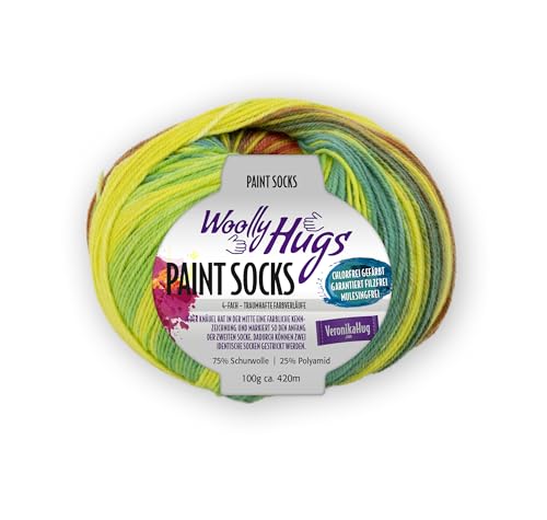 PRO LANA Paint Socks - Woolly Hugs - Farbe: Neon/Gelb/Grün (211) - 100 g/ca. 420 m Wolle PRO LANA Paint Socks - Woolly Hugs - Farbe: Neon/Gelb/Grün (211) - 100 g/ca. 420 m Wolle von PRO LANA