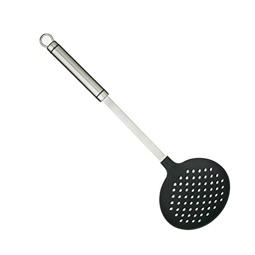 KitchenCraft Professioneller Schaumlöffel mit Kunststoffkopf, Edelstahl, 37 cm von KitchenCraft