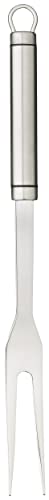 KitchenCraft Professionelle Tranchiergabel, langer ovaler Griff, Edelstahl, unverzichtbares Küchenzubehör zum Servieren, Silber von PRO-TOOLS & SOFT GRIP TOOLS