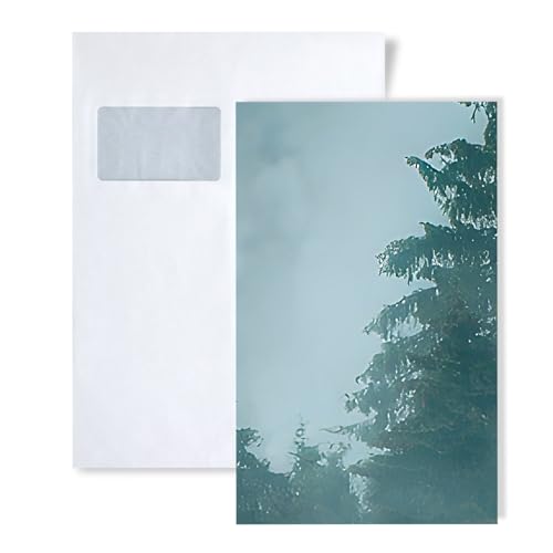 1 MUSTERSTÜCK S-398981-GU Profhome Wald Tapete | Tapeten Muster in ca. DIN A4 Größe von PRO[f]home