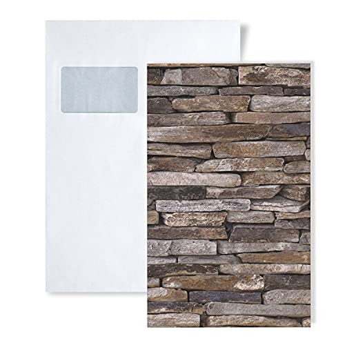 1 MUSTERSTÜCK S-914217-GU Profhome Steinoptik Tapete | Tapeten MUSTER in ca. DIN A4 Größe von PRO[f]home