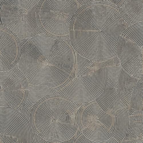 Grafik Tapete Profhome 379004-GU Vliestapete leicht strukturiert mit geometrischen Formen glänzend schwarz gold grau 5,33 m2 von PRO[f]home