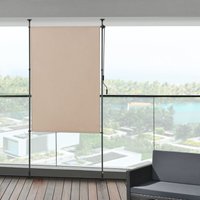 Außenrollo Cimarra 120x270cm Sandfarben [pro.tec] von PRO.TEC