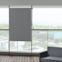 Außenrollo Cimarra 150x270cm Dunkelgrau [pro.tec] von PRO.TEC