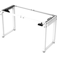 Höhenverstellbares Tischgestell Kirkkonummi 135x55cm Weiß [pro.tec] von PRO.TEC