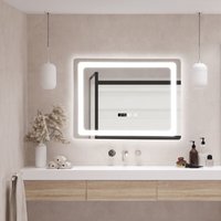 LED-Badspiegel Casoli 60x90cm Silber [ Pro.tec von PRO.TEC