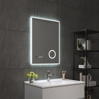 LED-Badspiegel Lizzano 50x70 cm Weiß [ Pro.tec von PRO.TEC