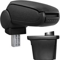 Pro.tec - Mittelarmlehne Hyundai i30 mit Staufach Textil Schwarz von PRO.TEC