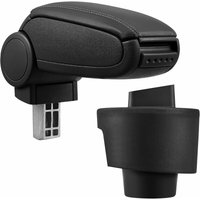 Pro.tec - Mittelarmlehne Seat Ibiza mit Staufach Kunstleder Schwarz von PRO.TEC