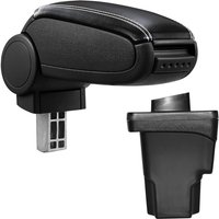 Pro.tec - Mittelarmlehne Seat Leon iii mit Staufach Kunstleder Schwarz mit weißen Nähten von PRO.TEC