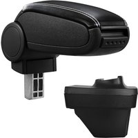 Mittelarmlehne für Renault Clio V Schwarz Kunstleder mit weißen Nähten [pro.tec] von PRO.TEC