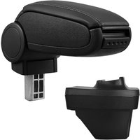 Mittelarmlehne für Renault Clio V Schwarz Kunstleder [pro.tec] von PRO.TEC