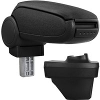 Mittelarmlehne für Renault Clio V Schwarz Textil Flachgewebe [pro.tec] von PRO.TEC