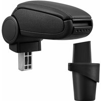 Pro.tec - Mittelarmlehne vw Touran Caddy mit Staufach Kunstleder Schwarz von PRO.TEC