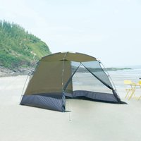 Pro.tec - Netzpavillon Beekdaelen 305x305x213 cm Olivgrün / Grau [ ] von PRO.TEC