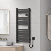 Pro.tec - Elektrischer Handtuchheizkörper Ringebu 120x50cm Schwarz [ ] von PRO.TEC