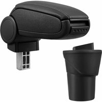 Pro.tec - Mittelarmlehne Nissan Micra K13 mit Staufach Kunstleder Schwarz von PRO.TEC