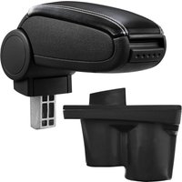 Pro.tec - Mittelarmlehne Opel Adam mit Staufach Kunstleder Schwarz mit weißen Nähten von PRO.TEC