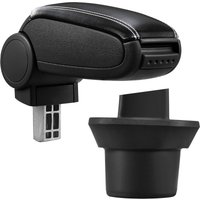 Pro.tec - Mittelarmlehne bmw Mini R55 56 57 mit Staufach Kunstleder Schwarz mit weißen Nähten von PRO.TEC