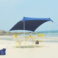 Strandzelt Bernheze 200x200x170cm Blau [ Pro.tec von PRO.TEC