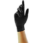 PRO.TECT Einweghandschuhe Nitril Ungepudert Medium (M) Schwarz 100 Stück von PRO.TECT