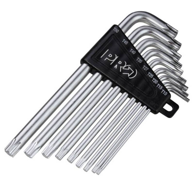 PRO Innensechskantschlüssel PRO Innensechsrundschlüsselset Chrom T10 T15 T20 T25 T30 T40 T45 T50 von PRO