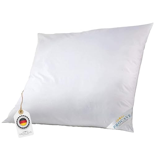 PROCAVE Kopfkissen 80x80 mit komfortablen AloeVera Bezug - antibakterielles Kissen - bequemes & atmungsaktives Schlafkissen - Soft Touch Polster - Microfaser Kopfkissen - Sommer-Kopfkissen - Pillow PROCAVE Kopfkissen 80x80 mit komfortablen AloeVera Bezug - antibakterielles Kissen - bequemes & atmungsaktives Schlafkissen - Soft Touch Polster - Microfaser Kopfkissen - Sommer-Kopfkissen - Pillow von PROCAVE