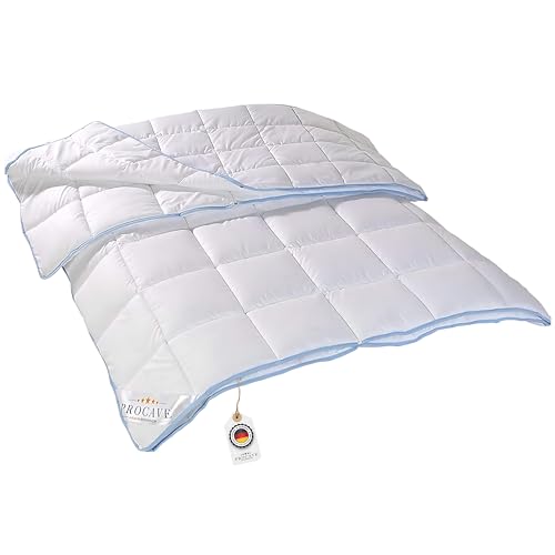 PROCAVE TopCool 4 Jahreszeiten Qualitäts-Bettdecke mit Druckknöpfen für Winter und Sommer | Soft-Komfort-Bettdecke | kochfeste Steppdecke 155x220cm PROCAVE TopCool 4 Jahreszeiten Qualitäts-Bettdecke mit Druckknöpfen für Winter und Sommer | Soft-Komfort-Bettdecke | kochfeste Steppdecke 155x220cm von PROCAVE