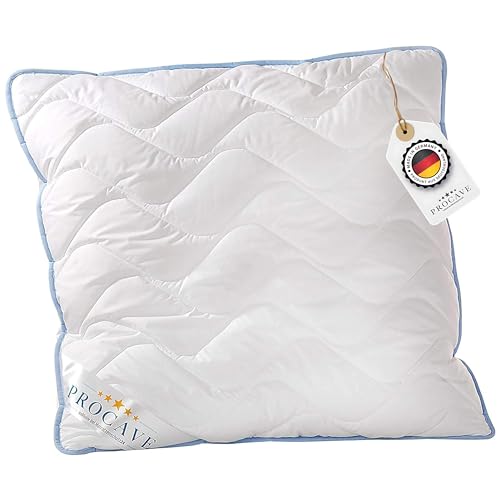 PROCAVE TopCool Kopfkissen Kochfest 70x90 cm, Qualitäts-Stepp-Kissen, atmungsaktives Allergiker Kissen, Winter- und Sommer-Kissen 100% aus Deutschland PROCAVE TopCool Kopfkissen Kochfest 70x90 cm, Qualitäts-Stepp-Kissen, atmungsaktives Allergiker Kissen, Winter- und Sommer-Kissen 100% aus Deutschland von PROCAVE