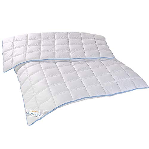 PROCAVE TopCool warme Duo Winter-Qualitäts-Bettdecke für die kalte Jahreszeit | Soft-Komfort-Bettdecke | kochfeste Steppdecke | atmungsaktiv & wärmeausgleichend | Made in Germany | 200x240cm von PROCAVE