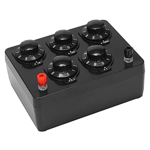 Schwarz Widerstands Box Variable Dekade Widerstands Box 0-9999,9 Ohm 165X125X60Mm für Den Physikalischen Unterricht von PROCTER