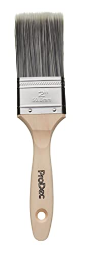 ProDec Decorator 50 mm - Synthetischer Pinsel für glattes Finish mit Dispersions-, Glanz- und Satinfarben auf Wänden, Decken, Holz und Metall von ProDec