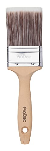 ProDec Advance 63 mm - professioneller synthetischer Pinsel für glatte Lackierung mit Dispersions-, Glanz- und Satinfarben auf Wänden, Decken, Holz und Metall von ProDec