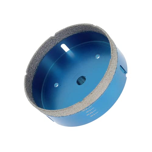 PRODIAMANT Diamant Bohrer Fliese 120mm x M14 trockenbohren von Fliese, Feinsteinzeug, Keramik, Naturstein mit Winkelschleifer Markenqualität von PRODIAMANT