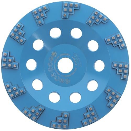 PRODIAMANT Profi Diamant-Schleiftopf 180 mm x 22,23 mm – Aggressiver Schleifer für Epoxy Versiegelungen & Beschichtungen – Hoher Materialabtrag PRODIAMANT Profi Diamant-Schleiftopf 180 mm x 22,23 mm – Aggressiver Schleifer für Epoxy Versiegelungen & Beschichtungen – Hoher Materialabtrag von PRODIAMANT