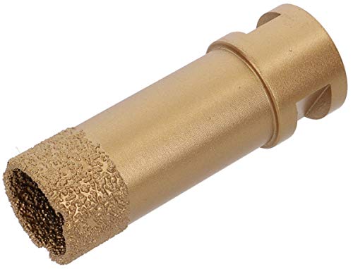 PRODIAMANT Profi Fliesenbohrer Fliese 25 mm x M14 Diamantbohrer Winkelschleifer für trockenbohren in Feinsteinzeug, Wandfliesen und Naturstein von PRODIAMANT