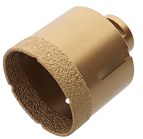 PRODIAMANT Profi Fliesenbohrer Fliese 65 mm x M14 Diamantbohrer Winkelschleifer für trockenbohren in Feinsteinzeug, Wandfliesen und Naturstein von PRODIAMANT