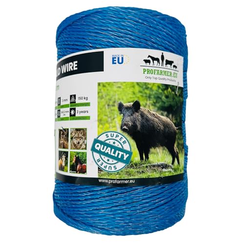 Weidezaunlitze Elektrozaunlitze 500 m 3 mm dick Weidezaun Elektrozaun Litze Wildschwein Hirsch Wolf Rind Schaf Weidezaunlitze Elektrozaunlitze 500 m 3 mm dick Weidezaun Elektrozaun Litze Wildschwein Hirsch Wolf Rind Schaf von PROFARMER.EU