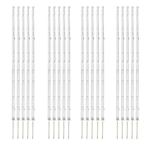 Weidezaunpfähle Kunststoff 105cm Weidepfahl Weide Weidezaun Pfähle Weidezaun weiß Weidezaunpfähle Kunststoff 105cm Weidepfahl Weide Weidezaun Pfähle Weidezaun weiß von PROFARMER.EU