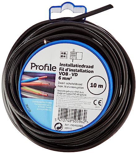 PROFB 790410380 Vob-Kabel, 6 mm, 10 m, Schwarz von PROFB