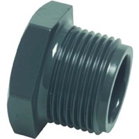 Profec - Gewindestopfen pvc-u, 1 Zoll ag, 10 bar, grau Profec - Gewindestopfen pvc-u, 1 Zoll ag, 10 bar, grau von PROFEC