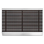 Fußmatte Professional Line Profi Brush Braun Aluminium, Nylon 400 x 600 mm von PROFESSIONAL LINE